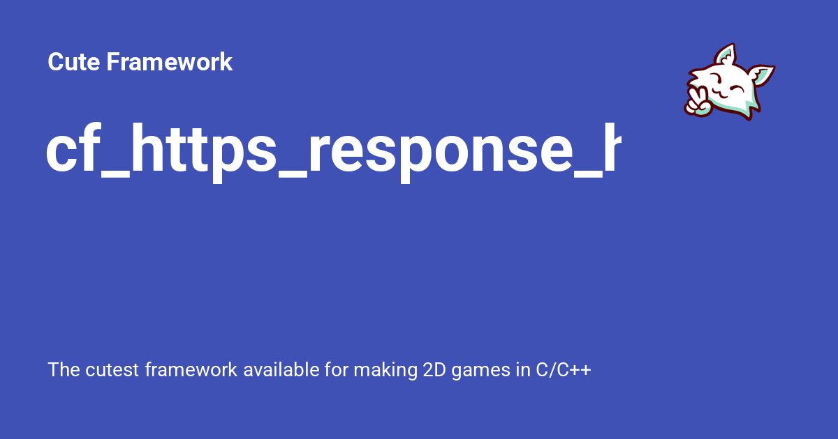 cf_https_response_headers - Cute Framework